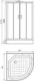 Parly Душевая кабина Classic EC831 – фотография-5